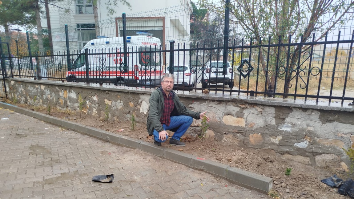 ÖĞRETMENLERİMİZ OKULUMUZ BAHÇESİNE FİDAN DİKİMİ GERÇEKLEŞTİRDİ